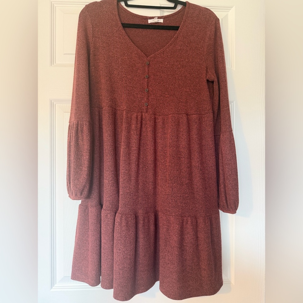 Maurices Brick Red Dress